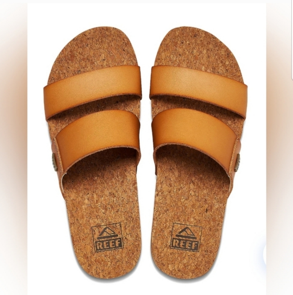 🔥NEW! Reef Women's Cushion Vista Higher Slides sz 9 NWT Price Firm - Picture 2 of 13